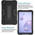 thumbnail image 2 of Mignova for Samsung Galaxy Tab A 8.4 Inch 2020 Model SM-T307,Hybrid Heavy Duty Full-Body Shockproof Armor Rugged Protective Case Cover with Stand for Samsung Galaxy Tab A T307(Black/Black), 2 of 6