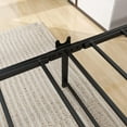 uhomepro Queen Size Metal Bed Frame, Modern Platform Bed Frame with Headboard, Heavy Duty