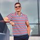 thumbnail image 4 of Fotbe American Patriotic Stars And Stripes Camiseta Polo de Golf para Hombre con Estampado – Camisa Deportiva Transpirable con Cuello Abotonado-X-Large, 4 of 6
