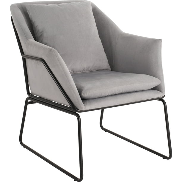 odile metal frame accent chair - adore décor