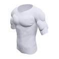 thumbnail image 3 of Camiseta de músculos falsos para hombre, disfraz moldeador de pecho para cosplay, para interiores y exteriores. L, 3 of 9