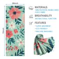 thumbnail image 2 of Pioneer Flower Floral Print Pattern Hot Yoga Mat Towel Non Slip for Hot Yoga - Quick-Drying Yoga Mat Cover with 4 Corner Pockets with Travel Bag - Hot Yoga Towel Non Slip 70"x26", 2 of 6