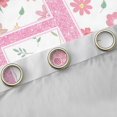 thumbnail image 4 of Manfei Monogrammed H Theme Curtains Pack of 2 (42x84 Each),Pink Kawaii Flower Curtains Blackout,Cartoon Floral Daisy Bedroom Curtains For Girl Teens,Ultra Soft Bedroom Decor, 4 of 6