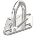 thumbnail image 4 of 8 Pcs 2.3 Inch 304 Stainless Steel Pad Eye Plate Hook With Screws For Suspension, Ceiling Hooks, Marine Application Hook, 4 of 5