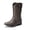BROWN, variant on Girls' Cowgirl Cowboy Western Boots Mid-Calf Riding Shoes for Kids & Tweens