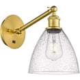 thumbnail image 1 of 317-1W-SG-GBD-754-LED-Innovations Lighting-Ballston Dome - 1 Light Wall Sconce In Industrial Style-11.88 Inches Tall and 8 Inches Wide Satin Gold, 1 of 1