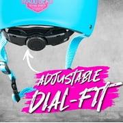 Madd Gear Helmet - Multi-Sport Adjustable Bike Skate Inline & Scoot - Ages 5 & Up - CPSC Triple Certified - Small / Medium