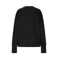 thumbnail image 5 of ShiShine Womens Casual Crewneck Sweatshirt Long Sleeve Loose Fit Fall Shirts Tops, 5 of 6