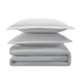 thumbnail image 6 of Serta Contemporary 85 Thread Count 4 Piece Duvet Sets, King, Gray, Solid Print, 6 of 6