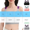 thumbnail image 3 of Abomasnow Sports Bras for Women Medium Support Criss Cross Strappy Bras Seamless Padded High Impact Yoga Athletic Exercise Bras, 3 of 5