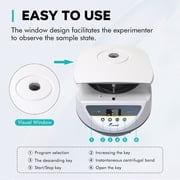 LABFISH PRP Benchtop Centrifuges Machine Large Capacity LCD Display for Blood/Serum/Plasma/Fat,500-5000rpm/min,6X10ml/15ml CentrifugeT ube,110V