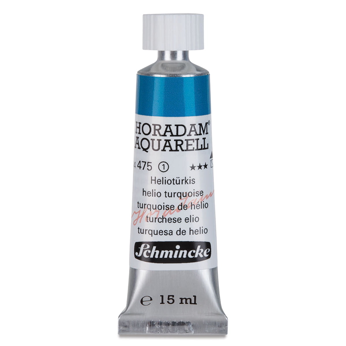 Schmincke Horadam Aquarell Artist Watercolor - Helio Turquoise, 15 ml tube