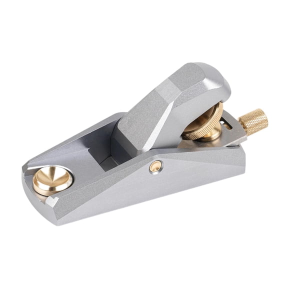 vortess Low Angle Block Hand Planer, Woodworking Tool, Easy to Use, Portable Accessories Silver