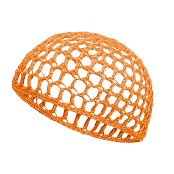 Fauean Mesh Hair Net Sleeping Crochet Hairnet Covers for Women Girls Vacation Going Out C One Size