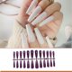 thumbnail image 5 of Soidarity 24 Uds uñas postizas CoffinPress-on diseño barniz Extra largas puntas de uñas artificiales suministro de manicura accesorios para Arte de uñas morado oscuro, 5 of 6
