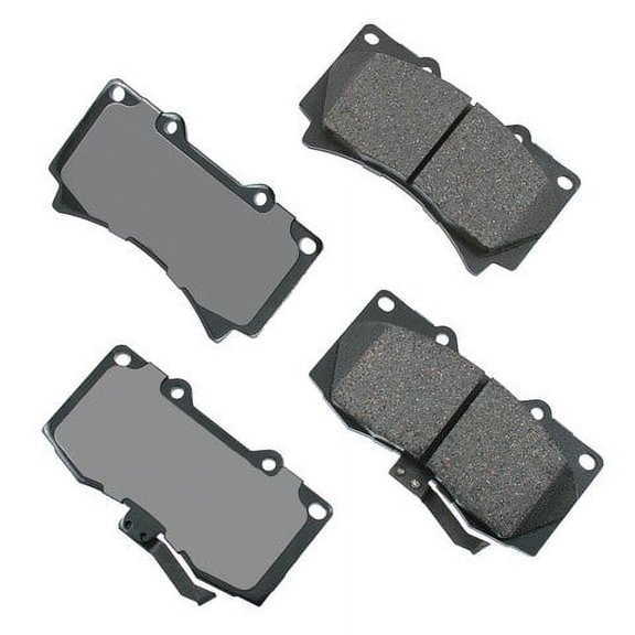 Akebono PRO-ACT Ultra-Premium Brake Pad Set, Ceramic Fits select: 2006-2010 HUMMER H3, 2009-2010 HUMMER H3T