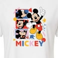 thumbnail image 3 of Disney - Mickey Tribute Panels  - Juniors Cropped Cotton Blend T-Shirt, 3 of 5