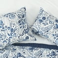 thumbnail image 3 of 20" x 26" Starla Floral Flowers Decorative Standard Pillow Sham, 3 of 6