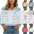 thumbnail image 3 of IUYRTFE Women's Ruffle Peter Pan Collar Blouse Long Sleeve Half Button Front Casual Loose Fit Top, 3 of 5