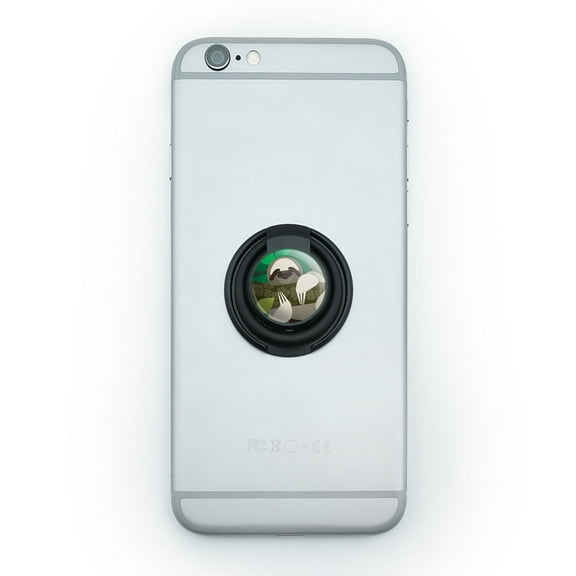 Geometric Sloth Mobile Phone Ring Holder Stand