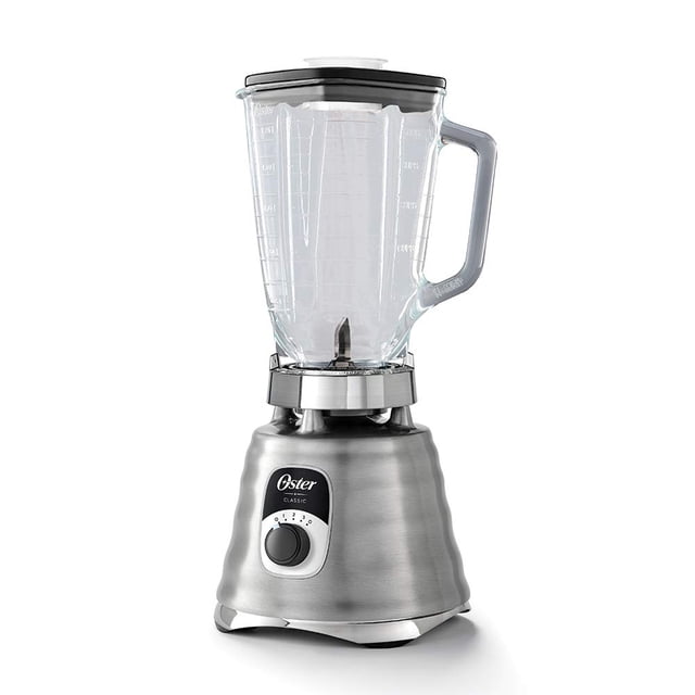 Licuadora OSTER clásica cromada 3 velocidades Vaso de vidrio