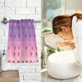 thumbnail image 7 of Yayeee 2 Pack Hand Towels for Bathroom 100% Cotton 16" x 28" Soft Absorbent Kitchen Towel, Gradient Love, 7 of 7