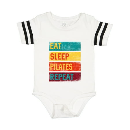 

Inktastic Fitness Eat Sleep Pilates Repeat Gift Baby Boy or Baby Girl Bodysuit