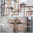 thumbnail image 6 of Uxcell 3/4" x 3/4" x 3/4" ID Tee Y Type Copper Fitting, 1 Pcs Welding Joint Split Union or HVAC Air Conditioning, 6 of 6