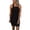 Black, variant on Black Womens Dress Womens Fashion Casual Solid Color Temperament Pullover Slim Fit Tank Pullover Sleeveless Dress Black Tank Dress Black Casual Dress