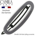 thumbnail image 3 of Camila Paris CP2249 French Hair Barrette Clip for Women, Handmade, Side Slide-in Metal-Free Closure Strong Hold Grip Hair Clips for Girls, No Slip Durable Styling Hair Accessories, Made in France, 3 of 16
