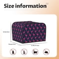 thumbnail image 5 of Fotbe Cute Flamingo for Four Slice Toaster Cover, Fingerprint Protector, Super Soft Appliance Cover And Dust Cover,Bread Dust Cover & Fingerprint Protection, 5 of 7