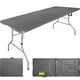 thumbnail image 1 of Mesa Plegable 1.80m Portafolio Jardin Exterior Camping Gris Jardimex, 1 of 8