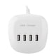 thumbnail image 4 of 100-240V 4 puertos USB escritorio Multi cargador de pared rápido estación adaptador de corriente enchufe de EE. UU., 4 of 8