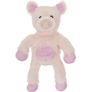 Frisco Plush with Inside Rope Squeaking Pig Dog Toy