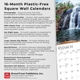 thumbnail image 6 of Waterfalls 2026 12x24" (Hanging) Square Wall Calendar | Plastic-Free | BrownTrout, 6 of 9