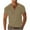 Khaki, variant on Mgmyaa Mens T-Shirts V-neck Short Sleeve Moisture Wicking PerforMence Shirts for Men