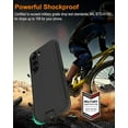 thumbnail image 6 of 2 in 1 Bundle Designed for Samsung Galaxy A14 Heavy Duty Case with 1 Clear Tempered Glass, Triple Layer Protection Shockproof Dropproof Dustproof Cover for Samsung Galaxy A14, Black, 6 of 6