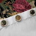 thumbnail image 4 of Homewish Retro Rustic Flower Curtains Pack of 2 (42x84 Each),Country Floral Hummingbird Curtains Blackout,Green White Red Bedroom Curtains For Girls,Ultra Soft Home Decor, 4 of 6