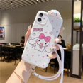 thumbnail image 1 of Sanrio-funda de teléfono con cordón para Samsung Galaxy S21, S20, S10, A71, A51, A90, A02, FE Note Ultra, muñeco de dibujos animados, Cinnamoroll My Melody Fivean unisex, 1 of 2