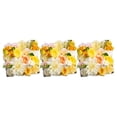 thumbnail image 4 of Advancent Elegante ramo de flores artificiales para interior/exterior flores artificiales flores falsas bajo mantenimiento 23 nuevo estilo LH005 Type1 NO1, 4 of 6