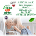 thumbnail image 3 of Lifeable Biotin for Kids, 5000mcg, 90 Gummies, 3 of 9