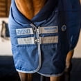 thumbnail image 2 of HORSEWARE IRELAND Rhino Stable 100g Blanket, Color: Navy/Titanium Gray & Classic Blue, Size: 75, 2 of 4