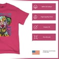 thumbnail image 4 of Tee Hunt Dean Russo Dalmatian Luv Colorful Dog T-Shirt Neon Puppy Men's Tee, Hot Pink, Medium, 4 of 5