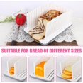 thumbnail image 3 of Adjustable Width Bread Slicer Guide for Homemade Bread and Bagels - Kitchen Cutter, 3 of 5