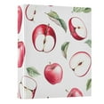 thumbnail image 5 of ALAZA Apples Pattern Hardcover 3 Ring Binder 1.5" Round Rings Interior Pockets Binders Organizer 1 Pack, 5 of 9