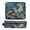 Enchanted Ocean Scene, variant on Hair Tool Organizer Bag with Heat Resistant Mat Removable Travel Storage Case for Hot Air Brushes Curling Irons Cute White Rabbit