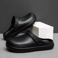 thumbnail image 2 of Men'S Cloud Cushion 2-In-1 Clogs, Soft Sole Non-Slip Closed Toe Slides, Medical Work Shoes, 2 of 3