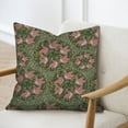 thumbnail image 3 of Peach X Pearl Co Woven Deep Green Decorative Throw Pillow, 17 X 18, 3 of 4