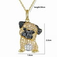 thumbnail image 2 of Pug Pet-shaped Pendant Necklace, 2 of 2