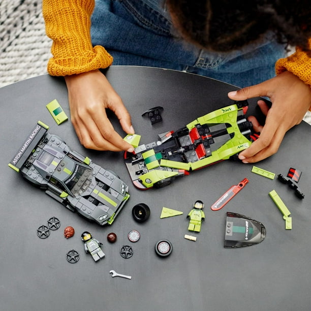 LEGO Speed Champions Aston Martin Valkyrie AMR Pro and Aston